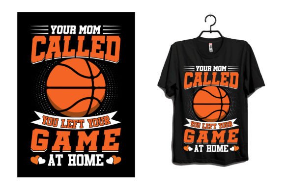 Basketball Graphics for T-Shirt Designs