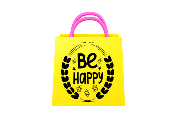 Be Happy SVG: Graphics for T-Shirt Designs