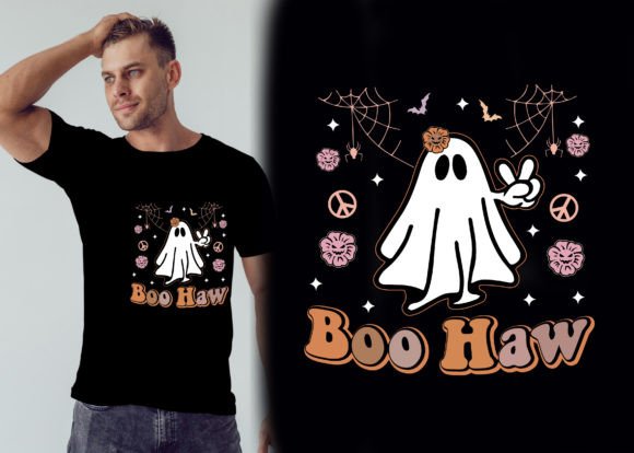 Boo Haw Halloween Graphics for T-Shirt Designs
