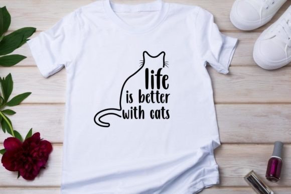 Cats Graphics for T-Shirt Designs