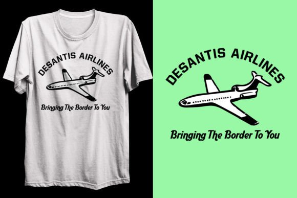 Desantis Airlines Graphic 8 for T-Shirt Designs