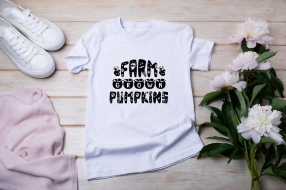 Farm Grown Pumpkins Graphics for T-Shirt Designs