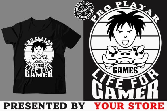 Gaming T-Shirt Graphics for Blog Designs