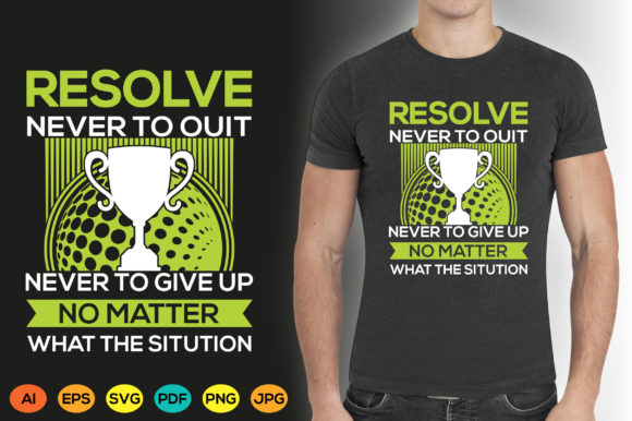 Golf T-Shirt Designs: Resolve Neve Graphics