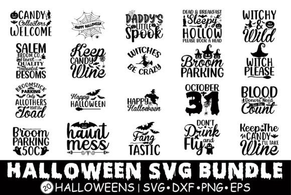 Halloween SVG Bundle: Graphics for T-Shirt Designs