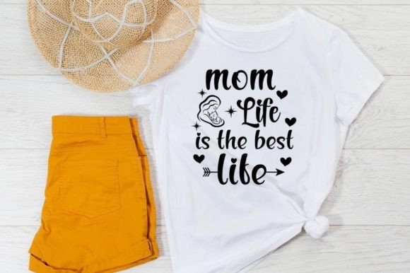 Mom Life Graphics for T-Shirt Designs