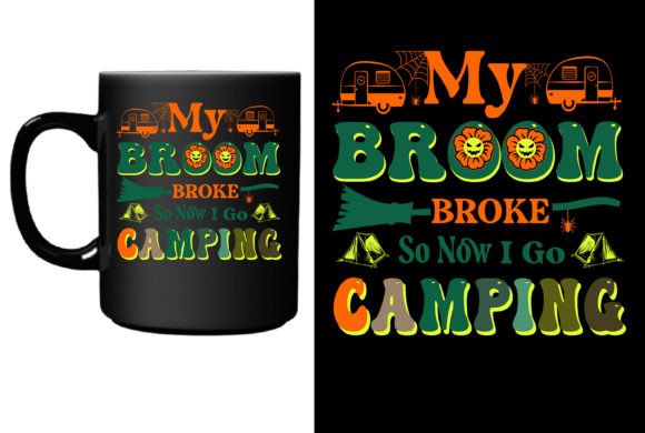 My Broom Broke Graphic: T-Shirt Designs & Graphics